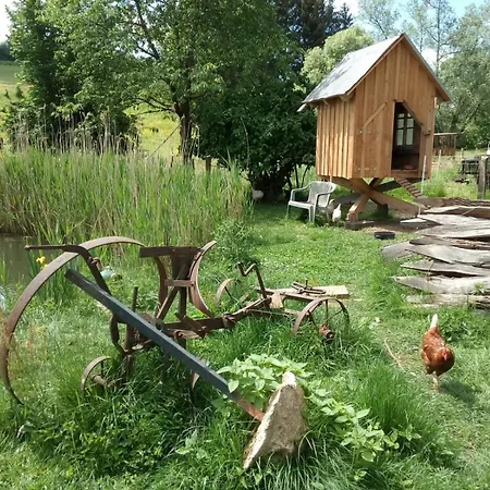 Grosse Auf Pferdehof Mitten In Der *